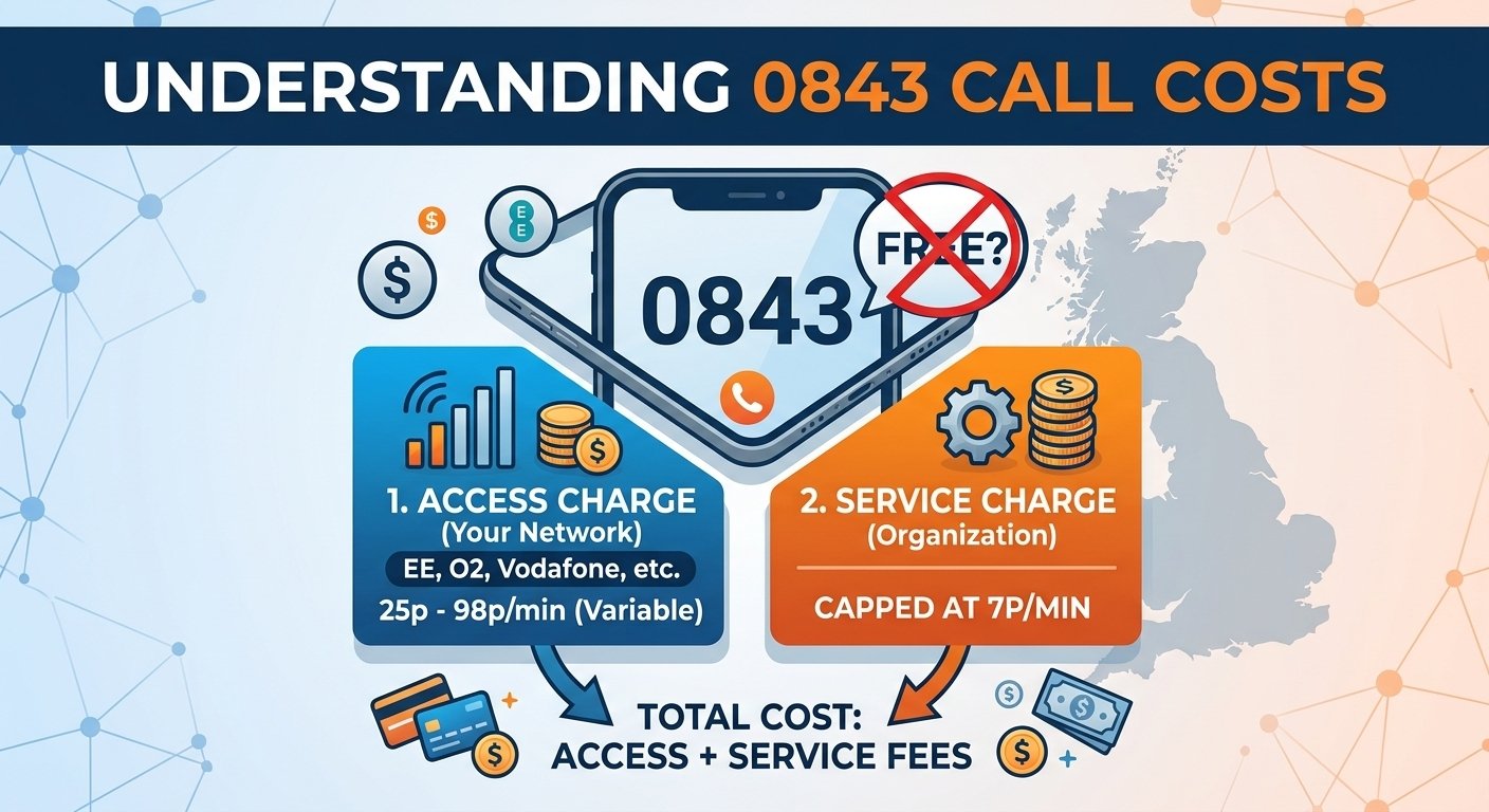 what are 0843 numbers