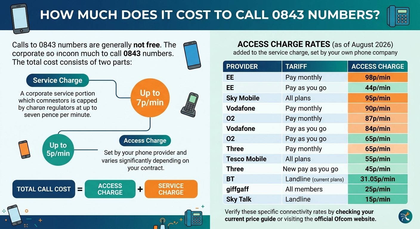 How Much Does It Cost To Call 0843 Numbers?
