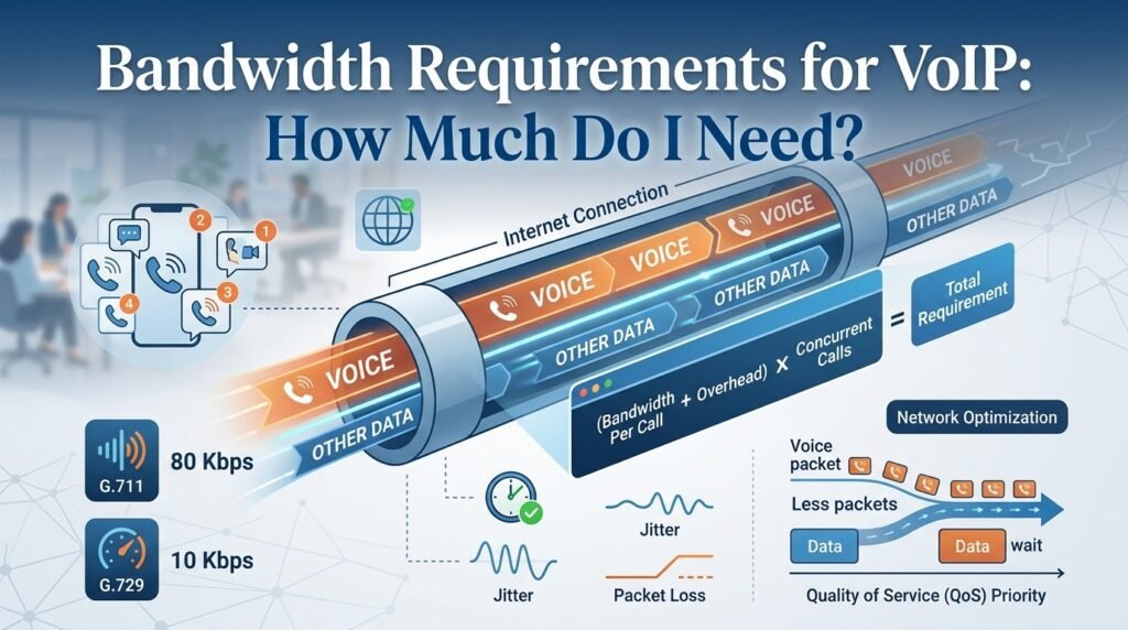 Bandwidth Requirements for VoIP