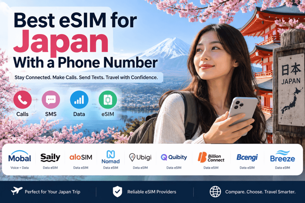 Best eSIM for Japan With a Phone Number