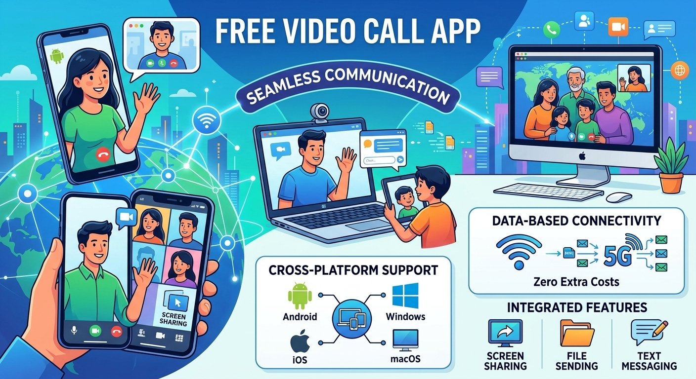 Free video call app