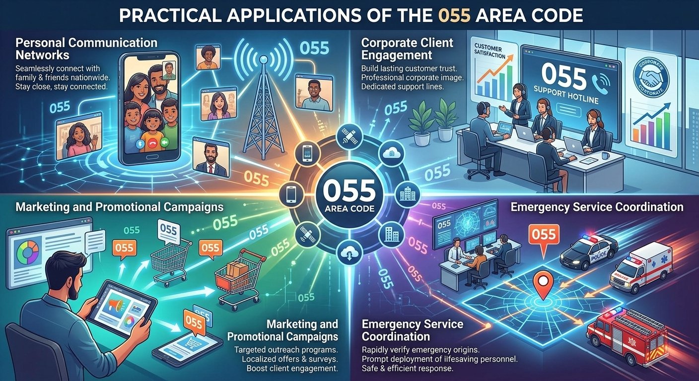 Practical Applications of the 055 Area Code: How Is It Used?