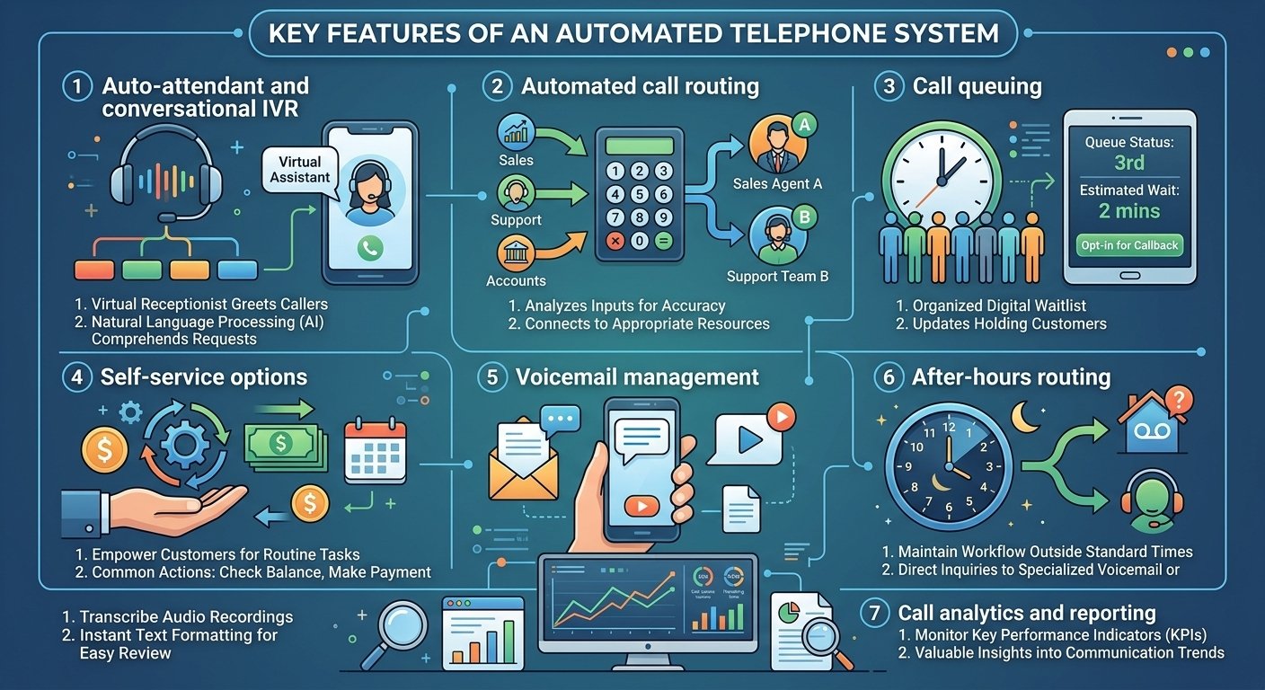 Key Features of an Automated Telephone System
