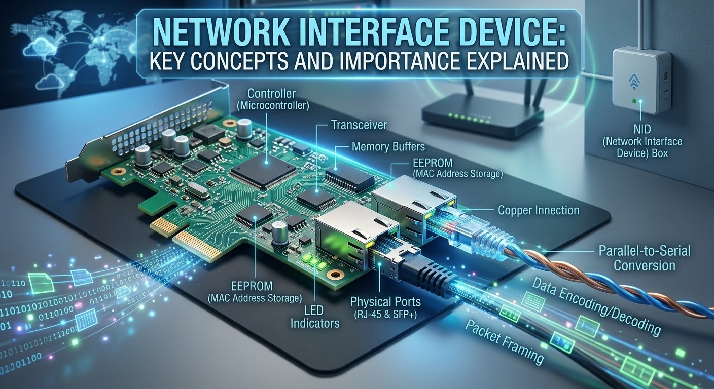 functions of Network Interface Card