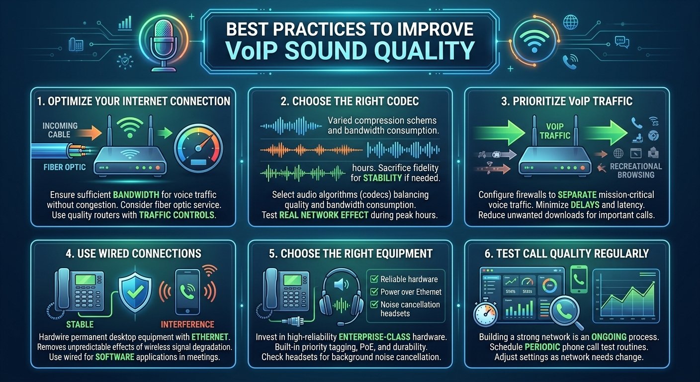 Best Practices To Improve VoIP Sound Quality