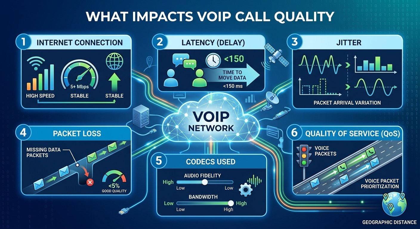 What Impacts VoIP Call Quality