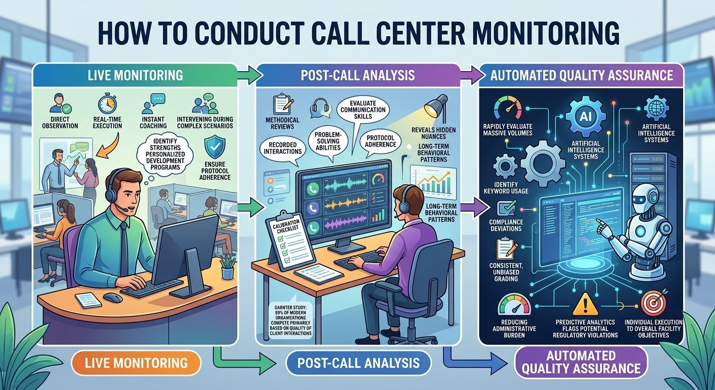 How To Conduct Call Center Monitoring