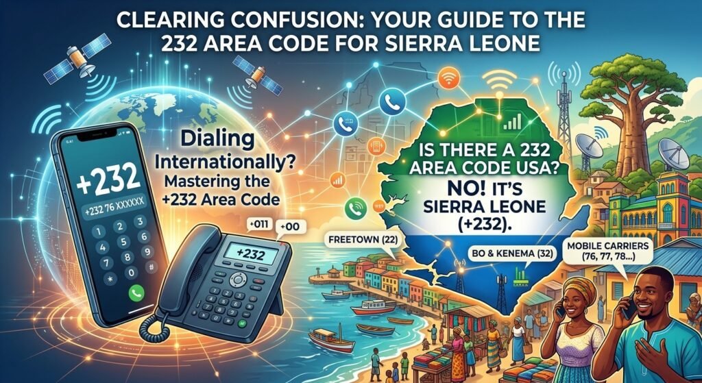232 area code
