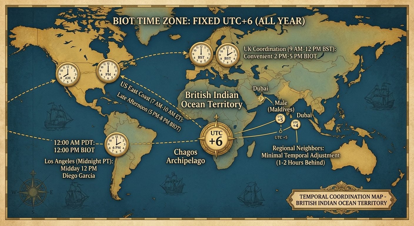 British Indian Ocean Territory time zone