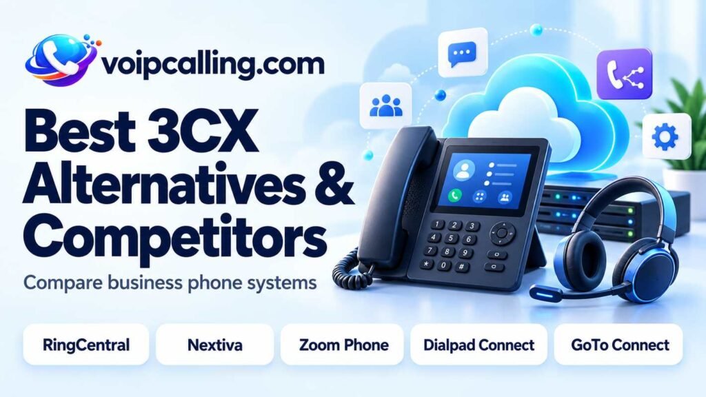 Best 3CX alternatives and competitors for business phone systems.