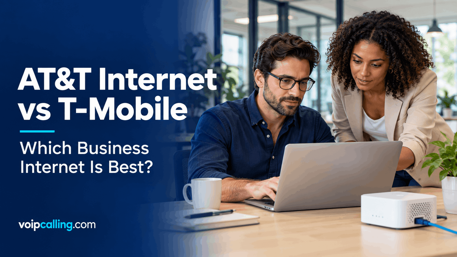 AT&T vs T-Mobile business internet comparison