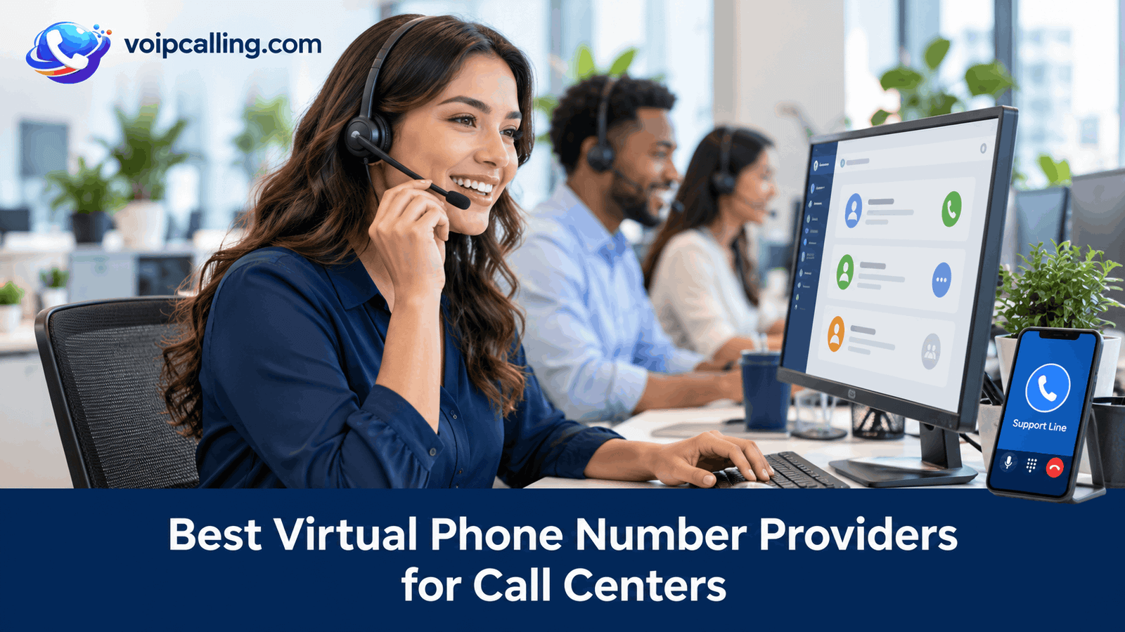 Best Virtual Phone Number Providers for Call Centers