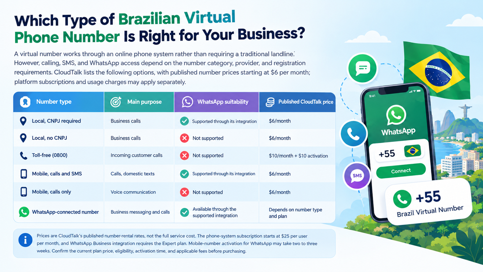 Which Type of Brazilian Virtual Phone Number Is Right for Your Business?