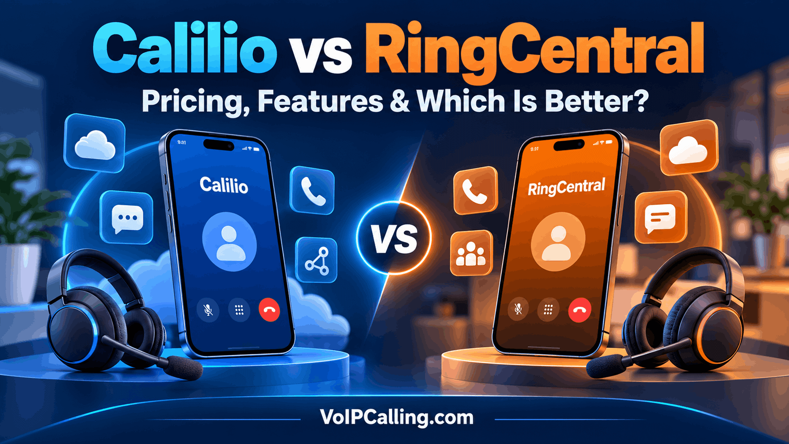 Calilio vs RingCentral phone comparison