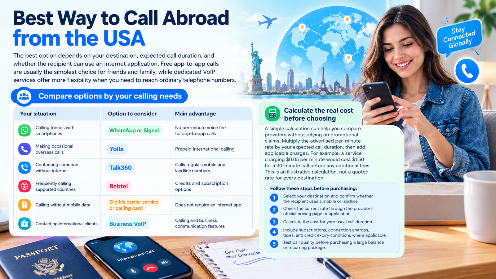 Best Way to Call Abroad from the USA