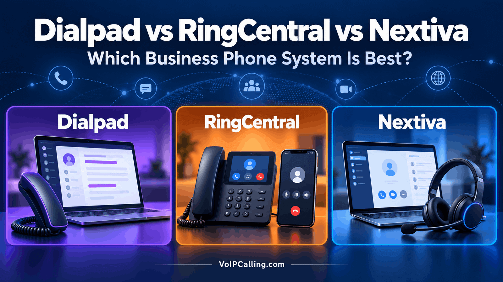 Dialpad vs RingCentral vs Nextiva
