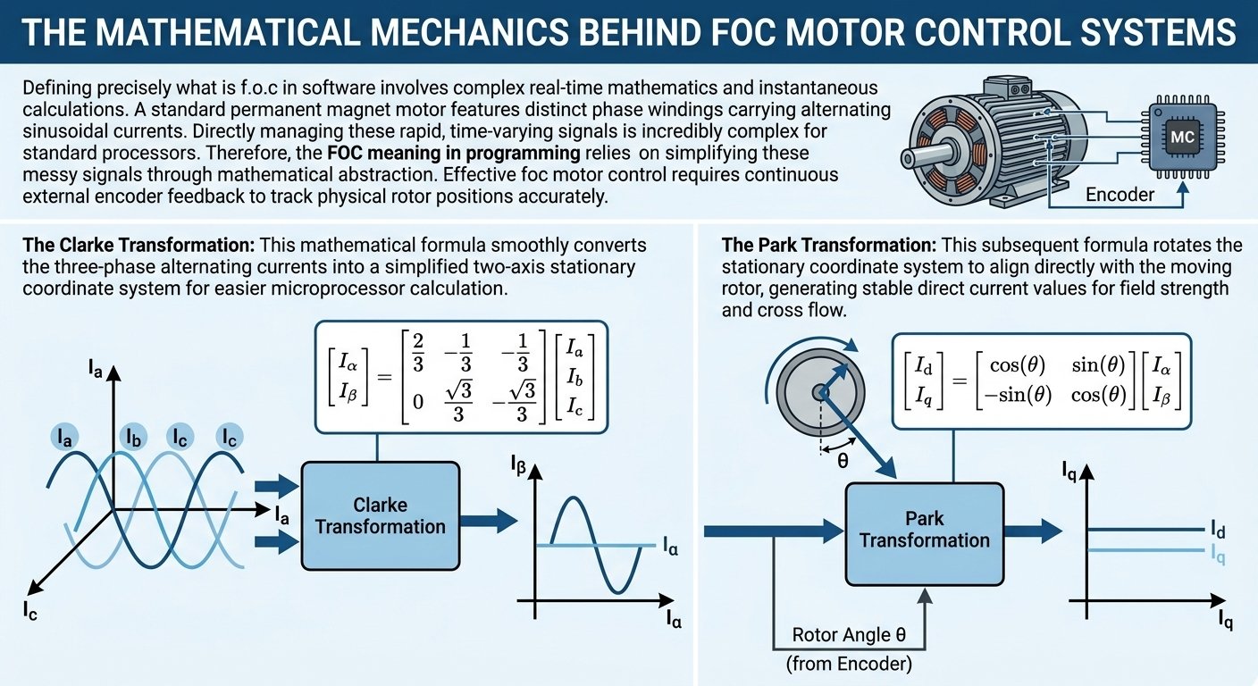 The Mathematical Mechanics Behind FOC Motor Control Systems