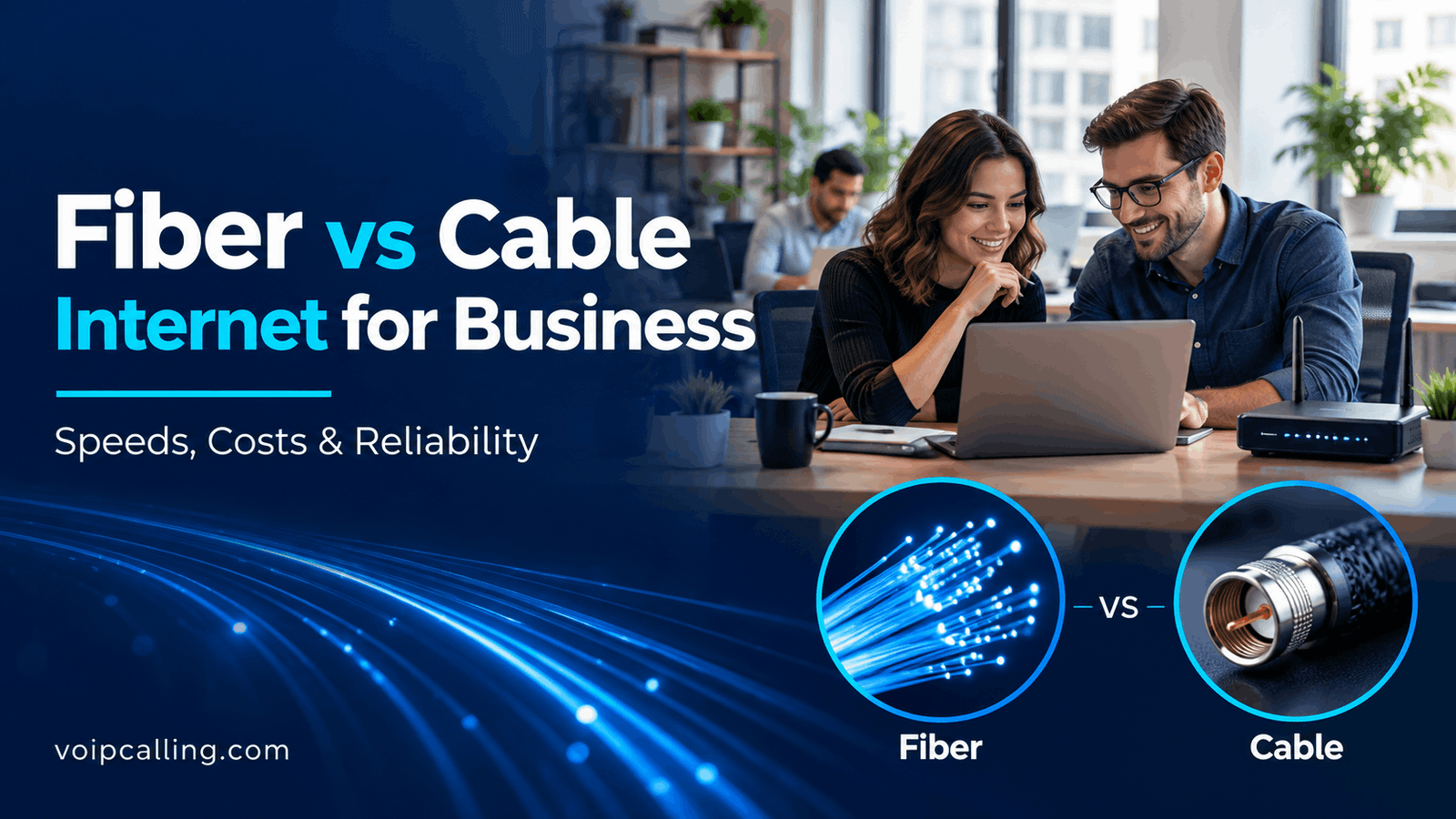 Fiber vs Cable Internet for Business