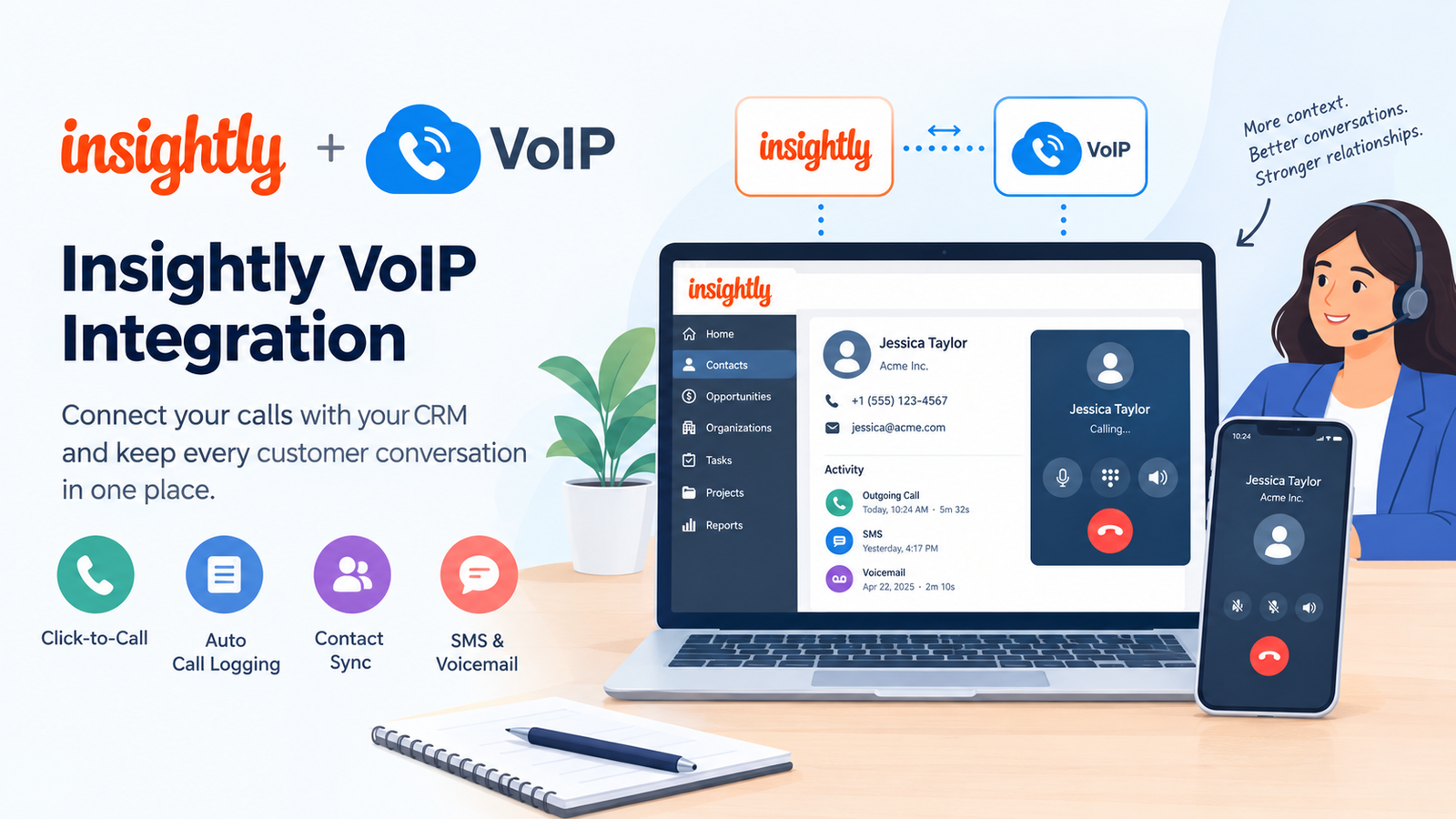 Insightly VoIP Integration