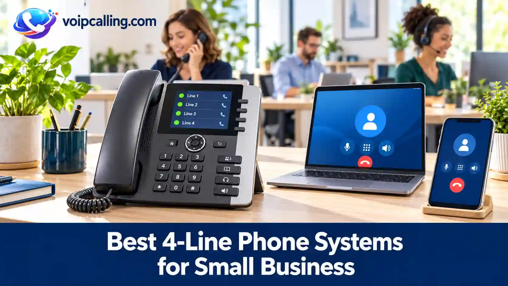 4-Line Phone Systems for Small Business