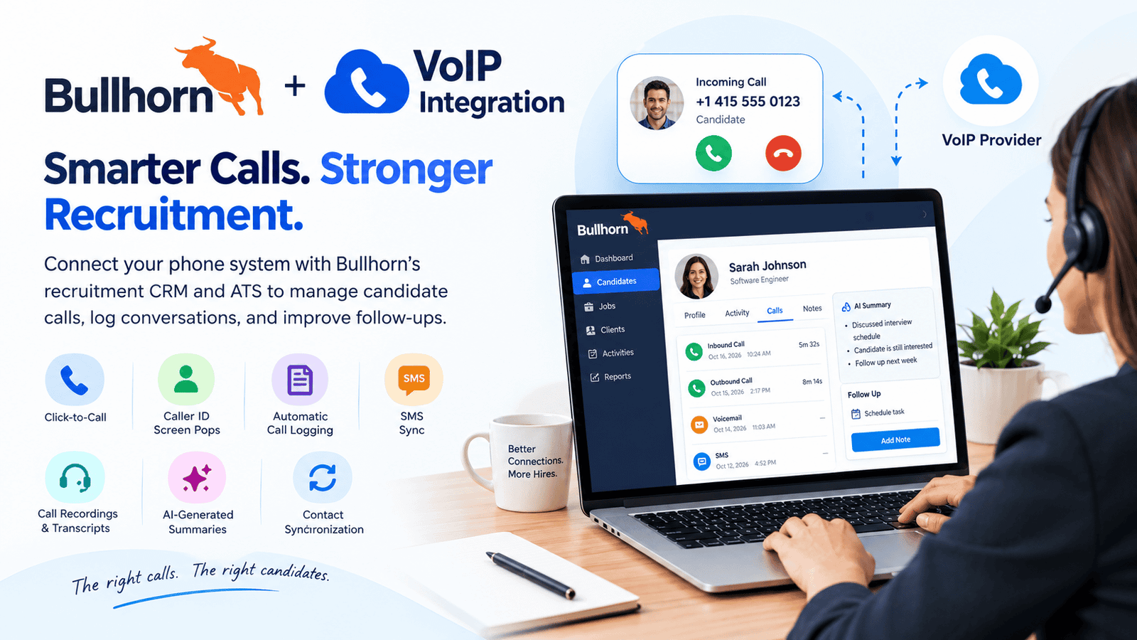 Bullhorn voip integration