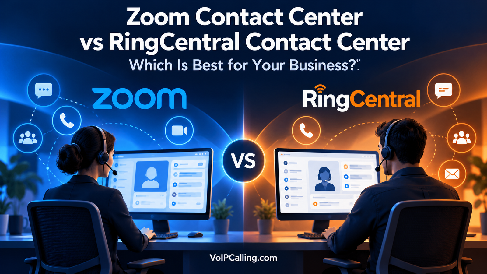 Zoom vs RingCentral Contact Center Comparison