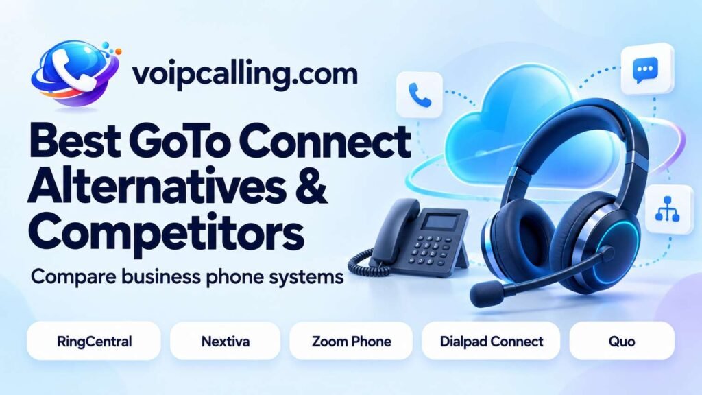 Best GoTo Connect alternatives and competitors for business phone systems.