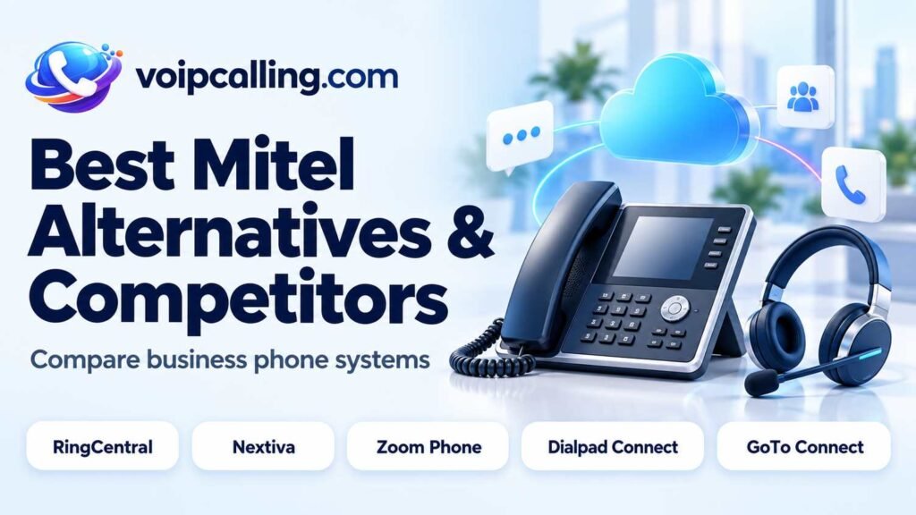 Best Mitel alternatives and competitors for business phone systems.