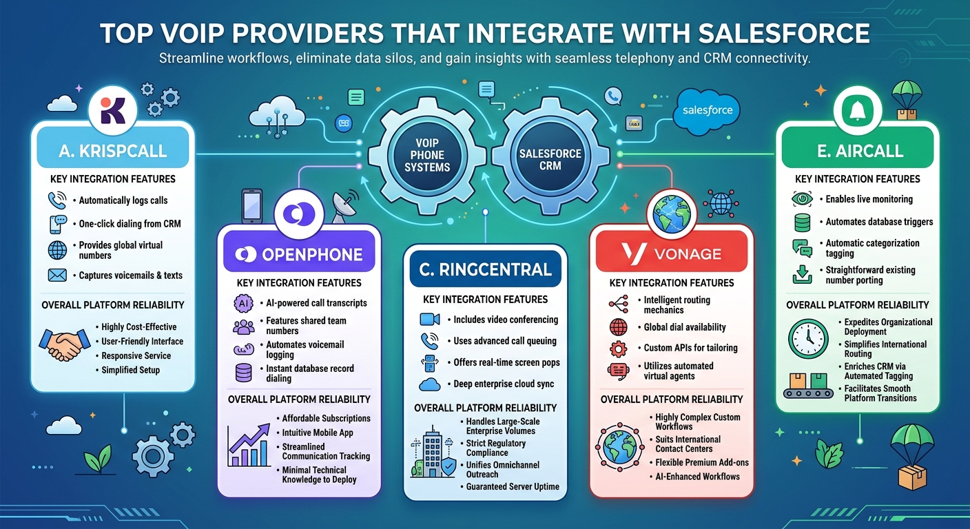 Best VoIP providers that integrate with Salesforce