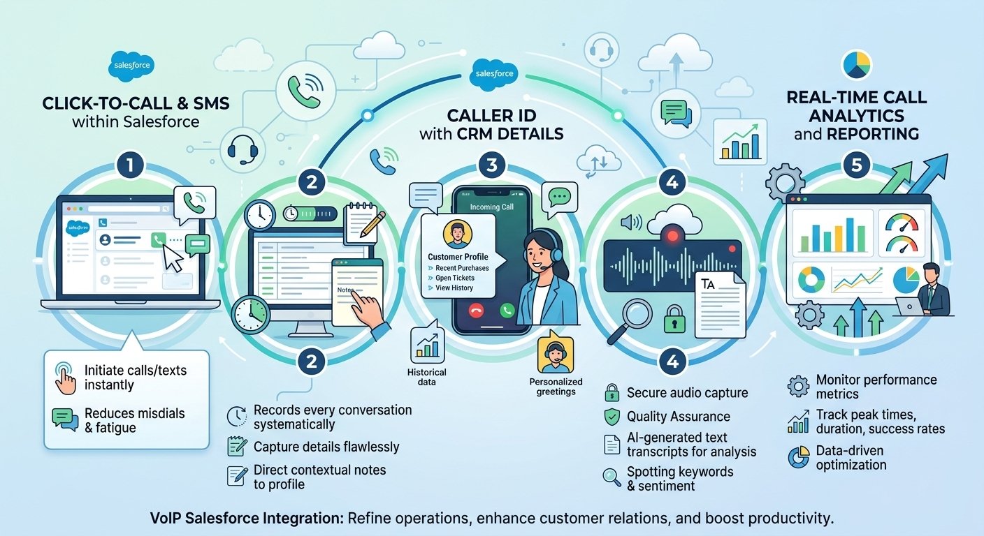 How VoIP Connects to Salesforce: Three Methods